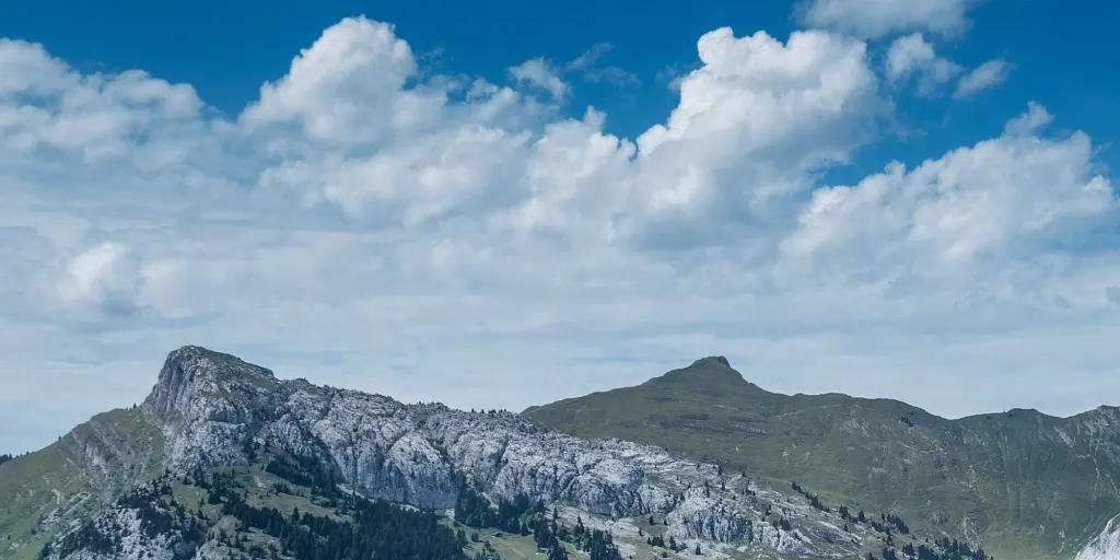 Clear Sunny day in Le Grand Bornand