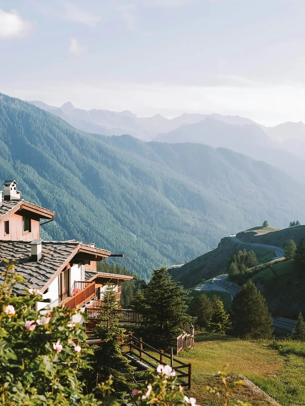 Summer view in Sestriere