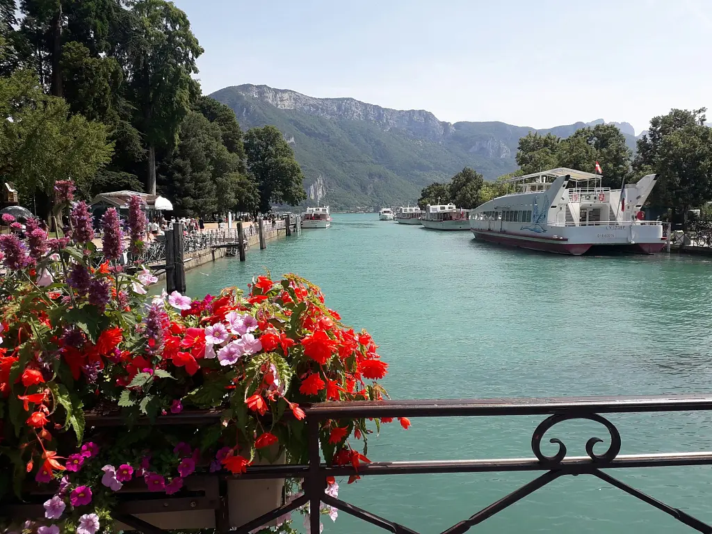 Beautiful Lake Annecy in the French Alps
