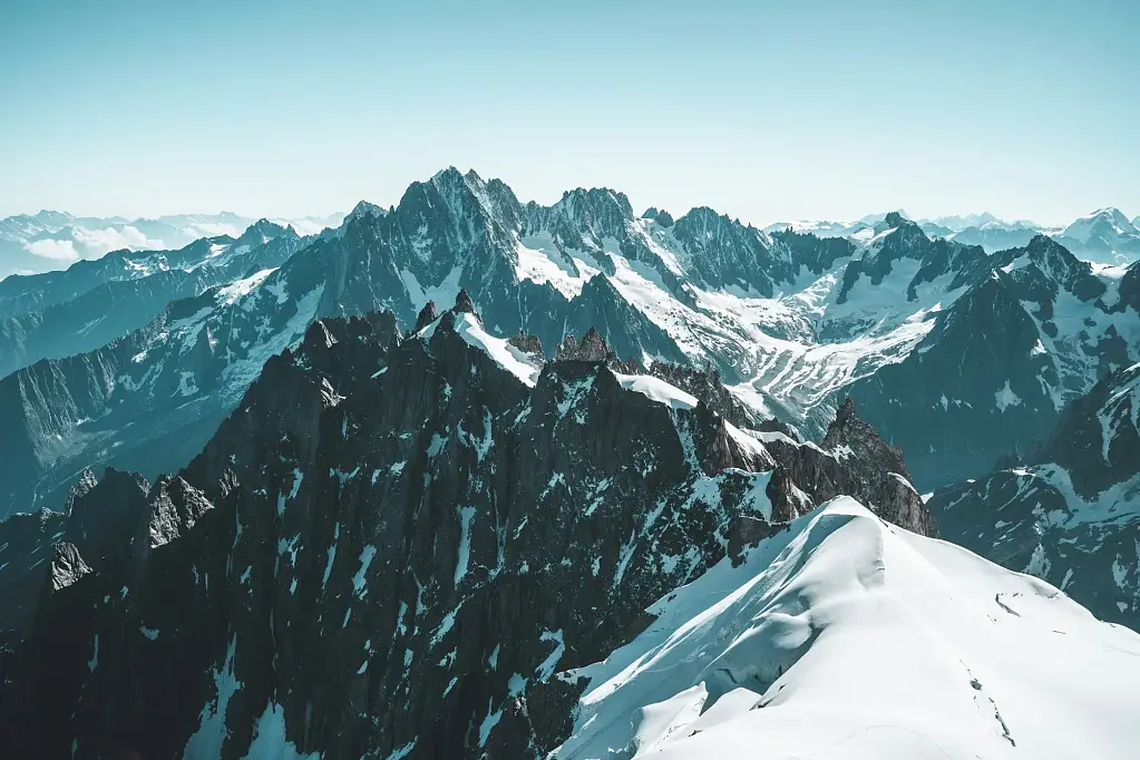 Beautiful scenery in the French Alps